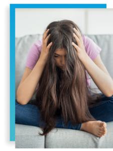 teen girl thinking about depression quiz for teens