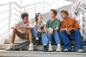 Teens in an ADHD treatment program