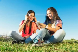 two teens thinking about anxiety treatment for adolescents