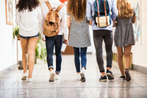 teen successfully transitioning back to school life with teen alumni mental health support
