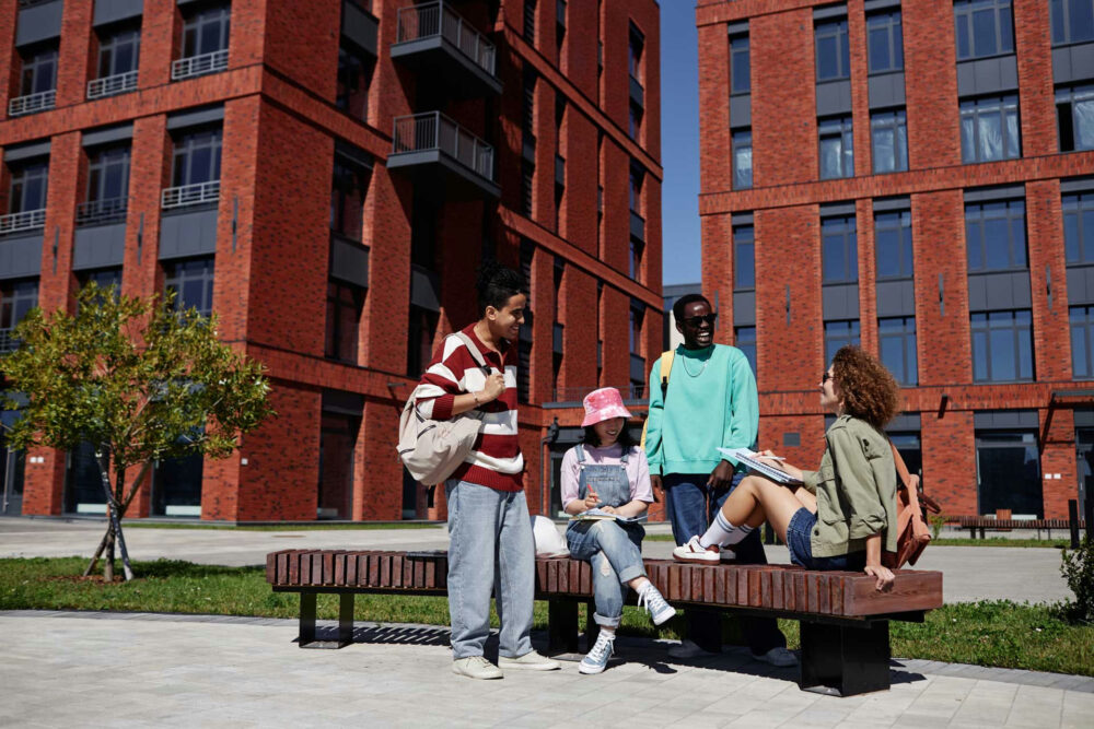 teen feeling pressured by friends in social situation