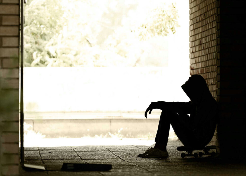Teen showing signs of anxiety and depression that may require additional mental health support.